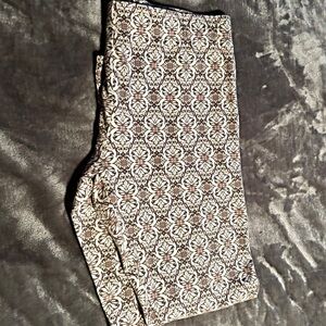 Cato Black and White Patterned Leggings